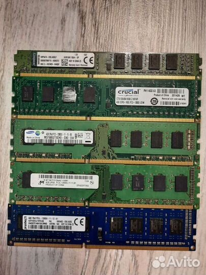 DDR3 4Gb для компьютера