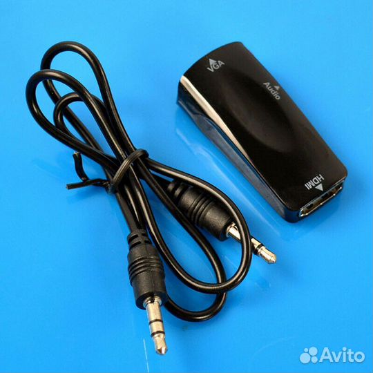 Переходник hdmi - VGA Адаптер Конвертер с аудио
