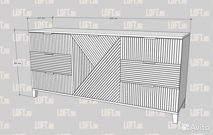 Комод декор интерьера