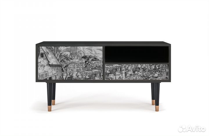 Тв-тумба T3 - Антрацит - Departure of the Angel