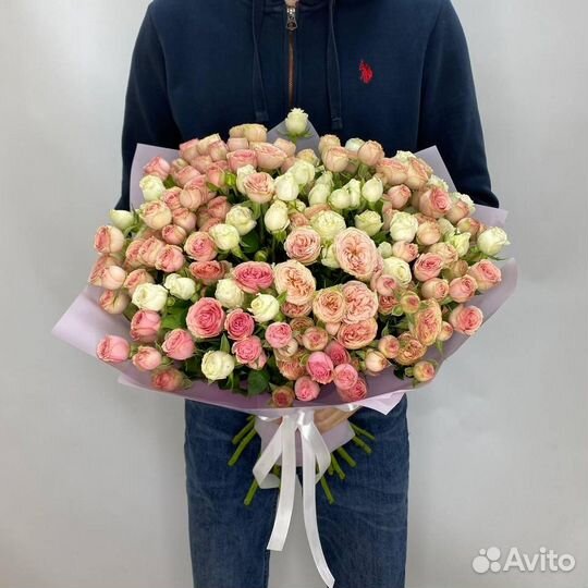 Кустовые розы букет, розы