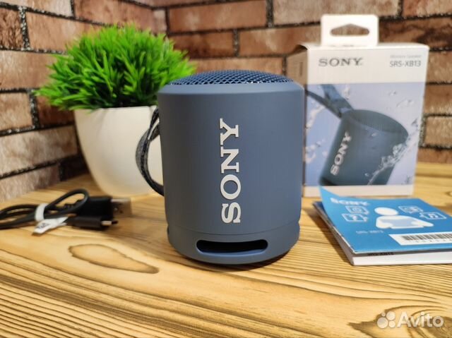 Колонка Sony SRS-XB13 Blue Extra Bass 10W купить в Санкт-Петербурге ...