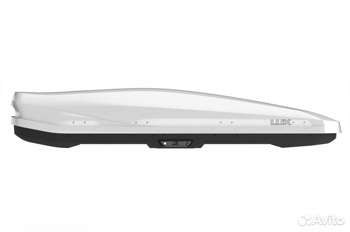 Автобокс на крышу Люкс irbis 206 белый глянцевый