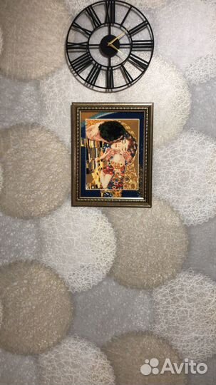 Картина в багете алмазная мозаика