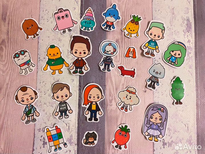 Наклейки Тока -Бока