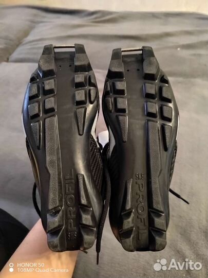 Лыжные ботинки salomon 34 р-р