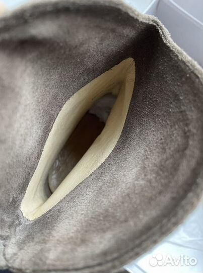 Сапоги казаки женские из натуральной замши