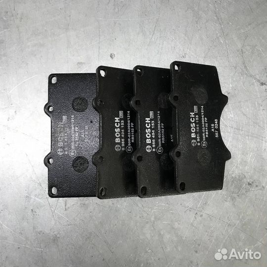 Колодки тормозные дисковые, комплект Toyota