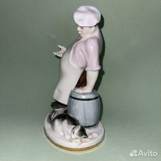 Статуэтка «Кот и повар»