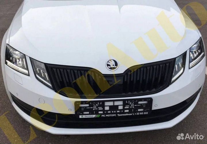 Ноускат передние крылья Skoda Octavia A7 2013-2020