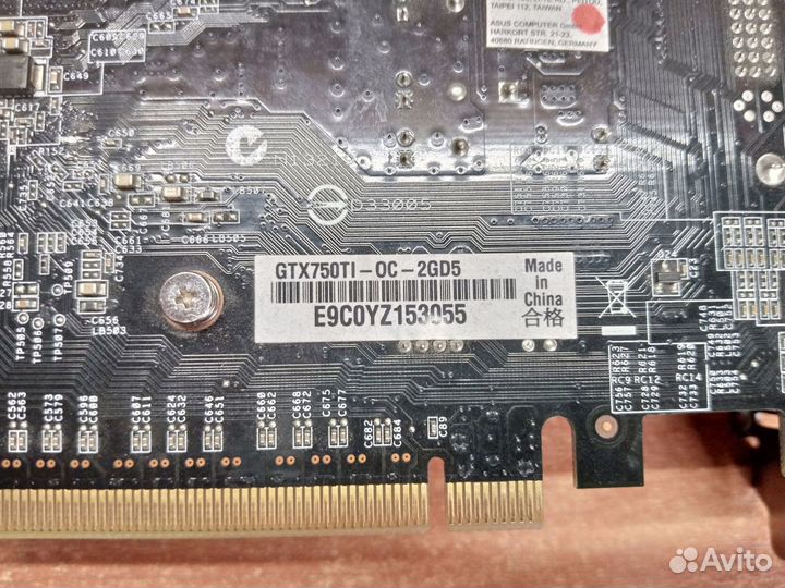 Видеокарта GTX 750ti 2gb