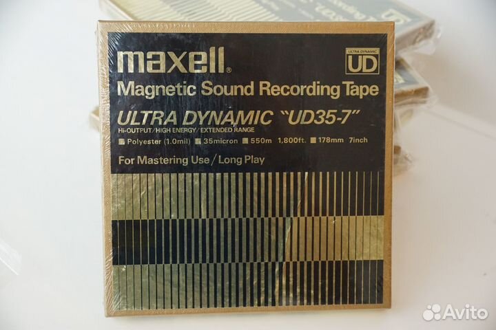 Maxell UD 35-7 UD35-7 магнитная лента 550м. Новая