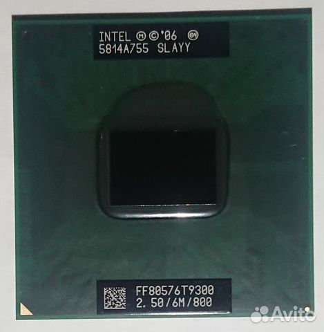Процессор ноутбука Intel Core 2 Duo T9300 2.5 Ггц