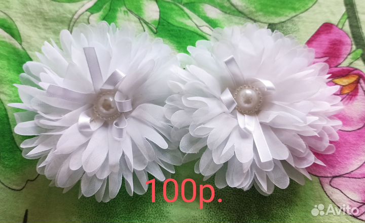 Брошь-галстук, бантики