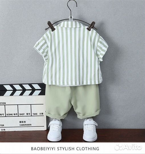 Одежда для мальчика (рубашка+майка+шорты) комплект