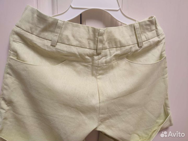 Новые льняные шорты