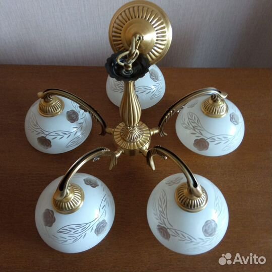 Люстра италия бу