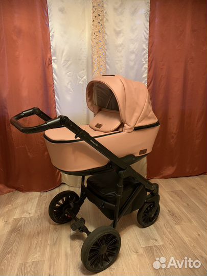 Коляска 2 в 1 эко кожа