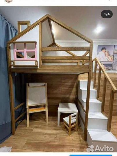 Кроватка домик бук