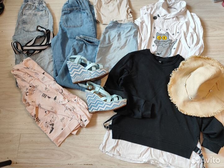 Одежда и обувь на девочку пакетом 158-164, 12-14 л