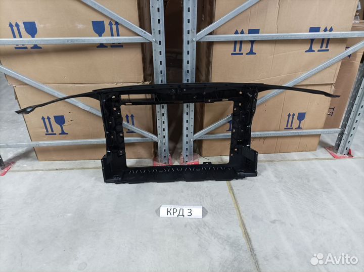 Панель передняя суппорт радиатора Skoda Fabia 2