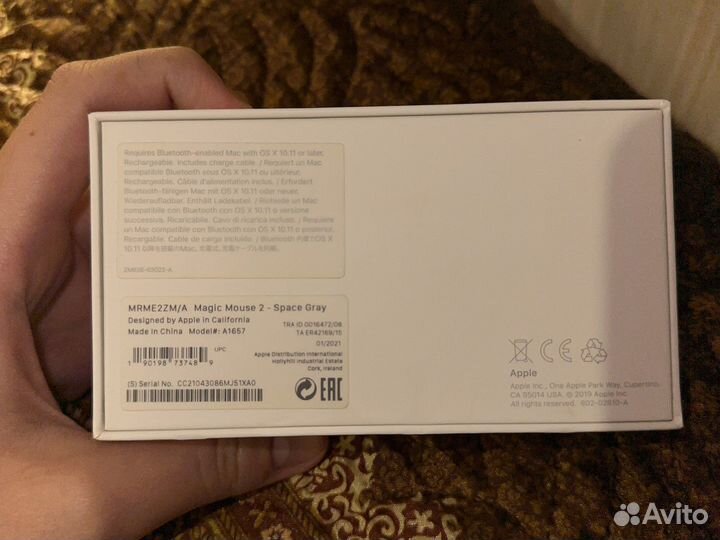 Мышь Apple magic mouse 2