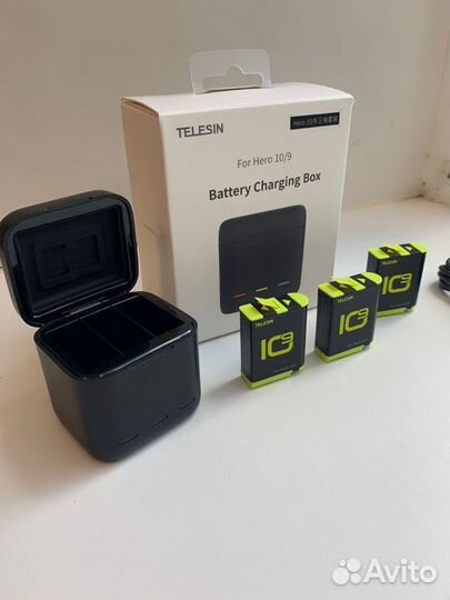 Зарядное устройство для GoPro экшн камер новый