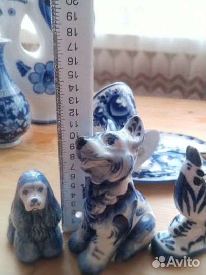 Фарфоровая посуда гжель