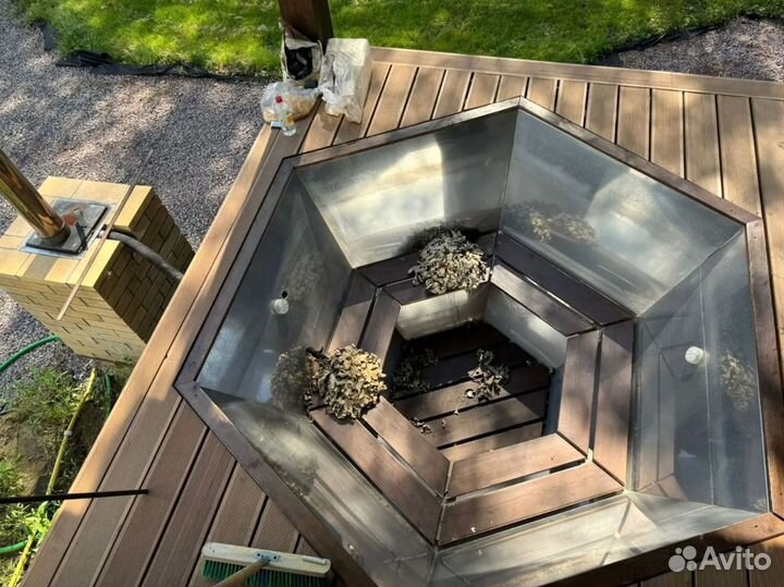 Чан банный 1800мм, нержавейка