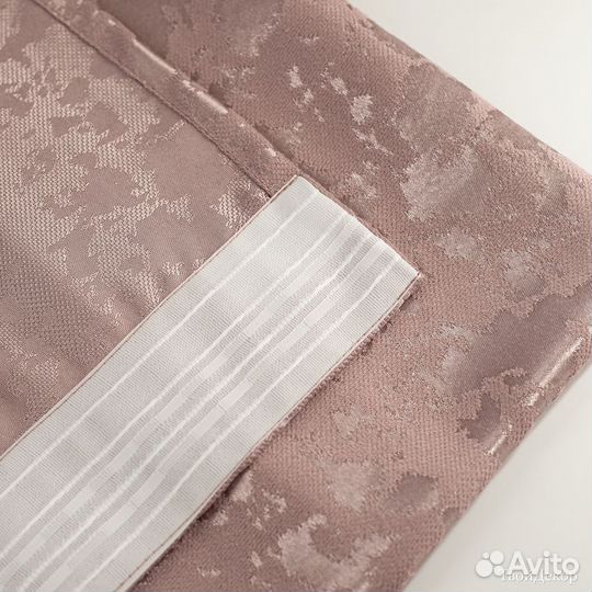 Шторы розовые