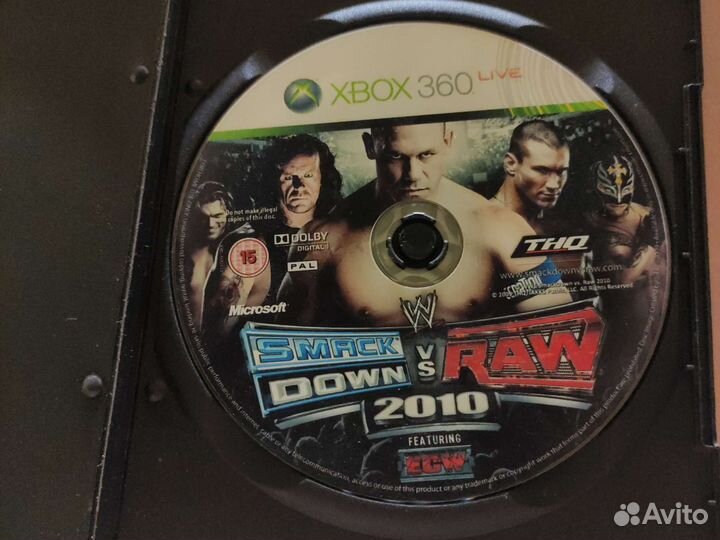 Игра SmackDownvsRaw 2010 для Xbox 360