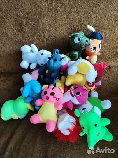 Детские игрушки мягкие, рюкзаки