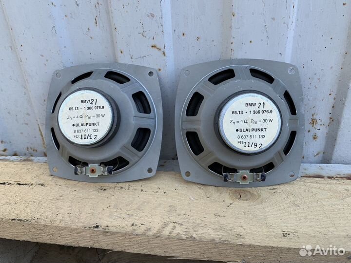 Динамики аудио Blaupunkt 30 W BMW E32 E34 пара