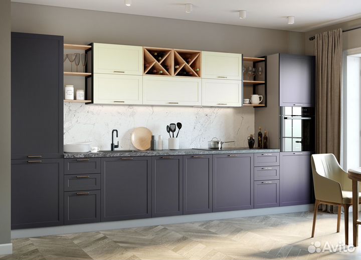 Кухонный гарнитур Квадро 4000мм