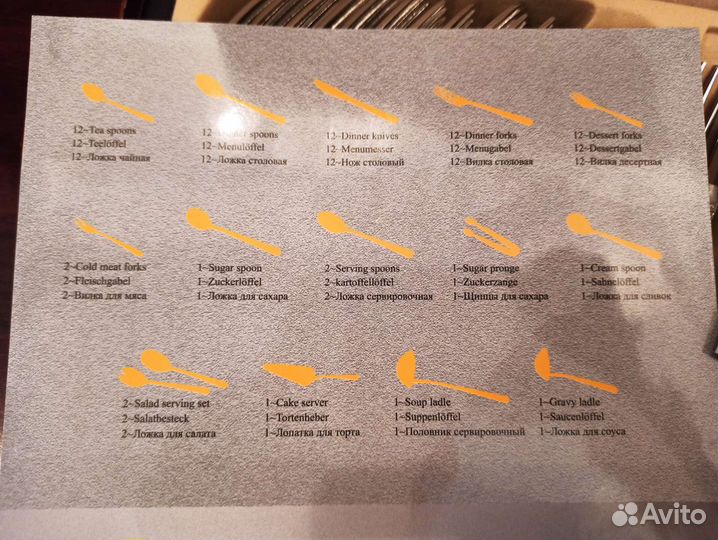 Набор столовых приборов