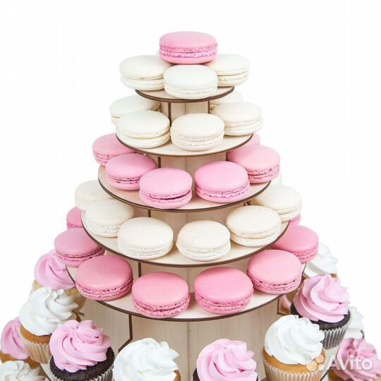 Пирамида под капкейки и макаруны 7 ярусов