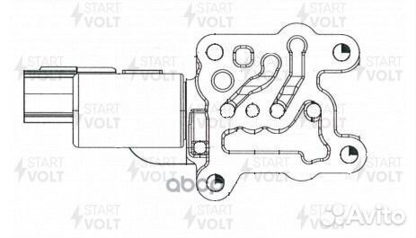 Клапан эл. рег. фаз грм volvo S40 (95) 1.8I/2.0I