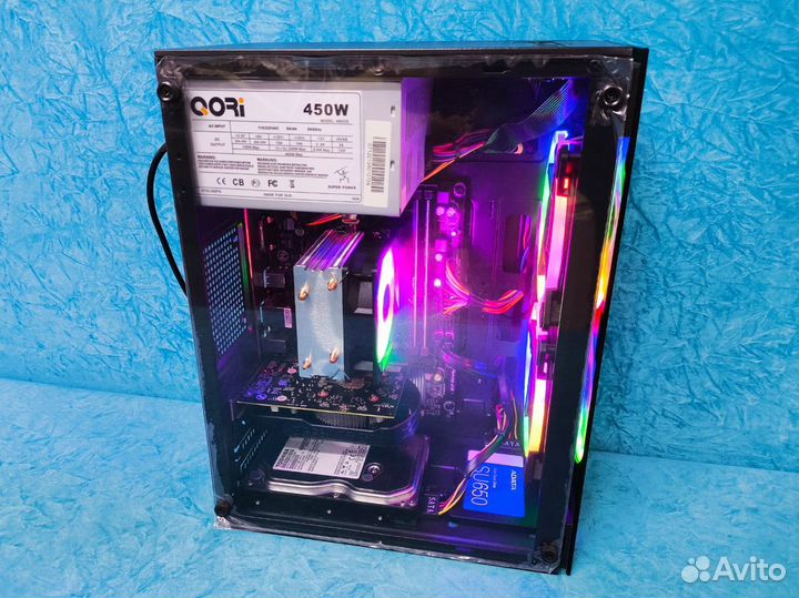 Игровой компьютер GTX 1650 / i5 4590 / 16Gb / SSD