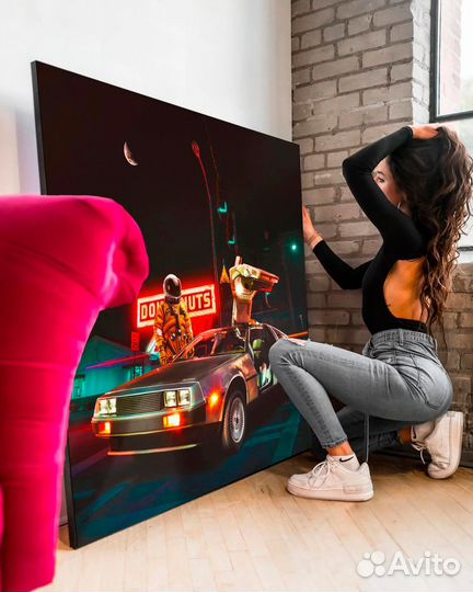 Постер / картина на холсте-Авто/Абстракция и др