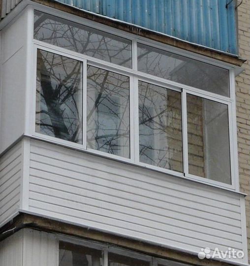 Остекление балконов и лоджий под ключ X6728