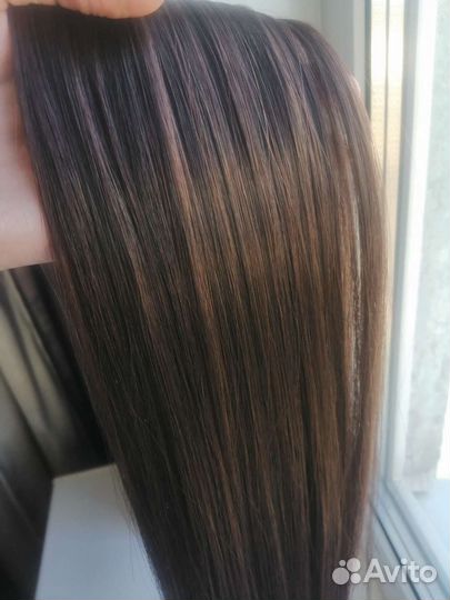 Волосы на заколках (искусственные)