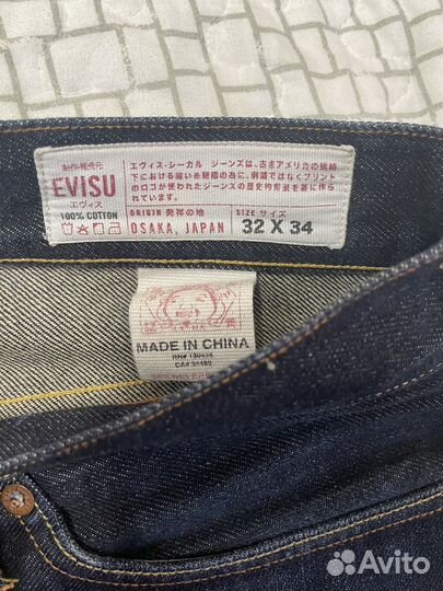 Джинсы evisu оригинал