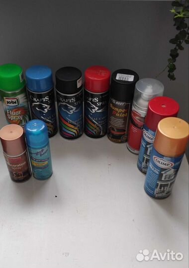 Эмаль-аэрозоль/краска в баллончиках/авто-лак