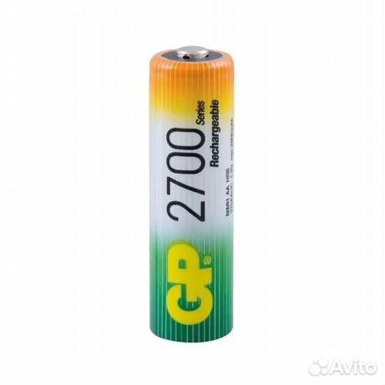 Зарядка + аккум батар GP аа (HR6) 2700 мАч, 2 шт
