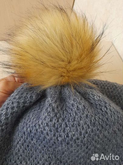 Комплект шапка и снуд женский