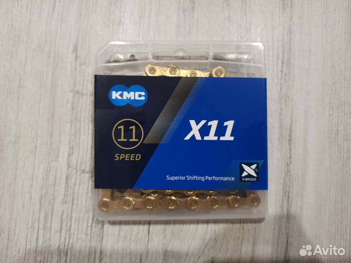 Цепь KMC X11 Gold 118L 11скор