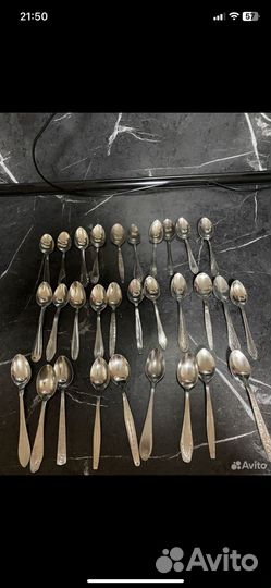 Набор чайных ложек СССР нержавейка