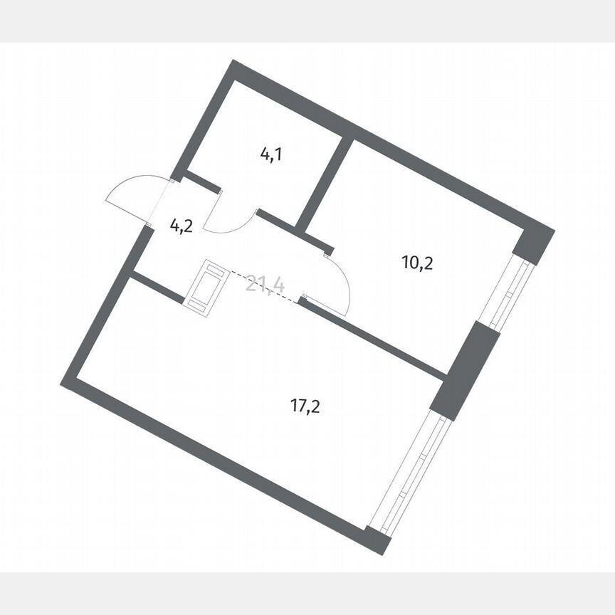 1-к. квартира, 35,8 м², 11/12 эт.
