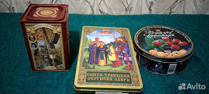 Жестяная банка, спичечный коробок СССР