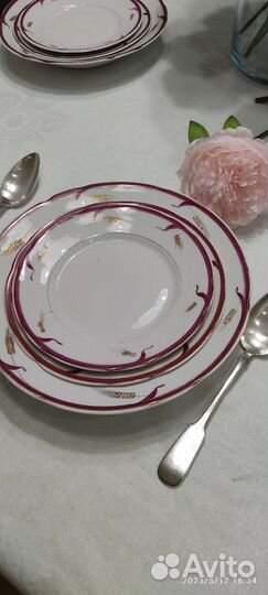 Тарелки столовые СССР, Колосья Пролетарий мста